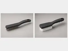 Small wire brush or stiff nylon brush tool