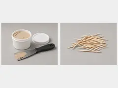 Wood filler or toothpicks and wood glue tool